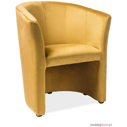 Fotel TM-1 Velvet Signal Bluvel 68 Curry