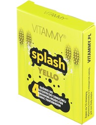 Vitammy końcówki do szczoteczki SPLASH YELLO 4szt.