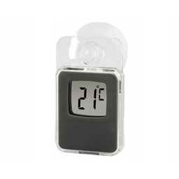 Termometr okienny Hama in/out szary