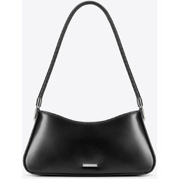 Damska torebka bagietka z imitacji skóry czarna