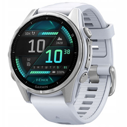 Smartwatch Garmin Fenix 8 Amoled 43mm srebrno/biały