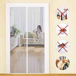 Moskitiera Magnetyczna Na Drzwi 80 x 210cm Siatka