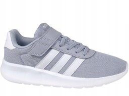 Adidas Lite Racer Szare Buty Gumki Rzep Dziecięce