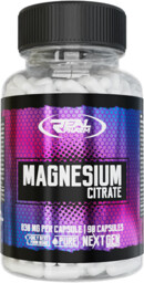 Real Pharm Magnesium Citrate Cytrynian Magnezu 90 kaps