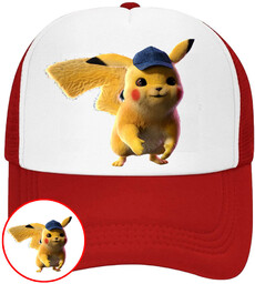 CZAPKA Z DASZKIEM POKEMON PIKACHU DLA DZIECI SIATKA