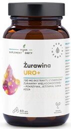 Żurawina Uro+, Aura Herbals, 60 kapsułek