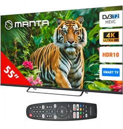 Telewizor Led Manta 55LUV125E 55" 4K Uhd czarny