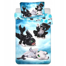 Pościel Jak Wytresować Smoka 100x135 Baby Dragons Bawełna