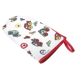 Akuku Myjka kąpielowa frotte samochody, 1 szt.