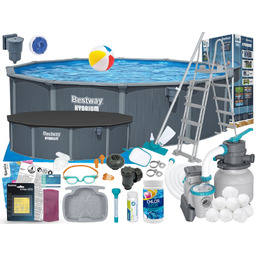 Basen Bestway 549x132 Ogrodowy Stelażowy 561CS 21w1