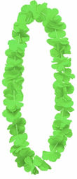 Naszyjnik hawajski zielony - 100 cm - 1