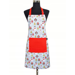 Fartuch Kuchenny 60 x 75 Świąteczny Bawełna Miś