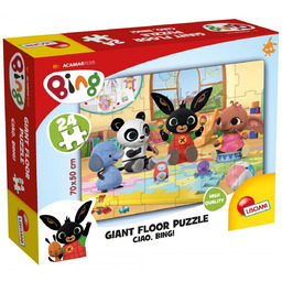 Lisciani, puzzle podłogowe Bing , 24 el.