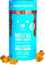 Noble Health Misie Na Zdrowe Włosy, żelki, 300