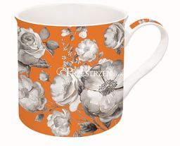 KUBEK PORCELANOWY w PUDEŁKU Trend & Colour ORANGE