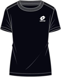 Lotto 1124012 Damska koszulka, Slim Fit Caviar XL