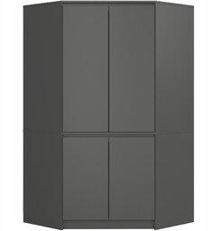 Szara Szafa dla Dziecka Narożna 100 cm Dziecięca