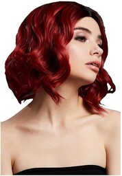 Smiffy''s Fever Kourtney Wig, Two Toned Blend, Ruby