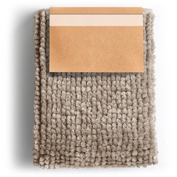 Decodoma Dywanik łazienkowy BATI cappuccino 50 x 70