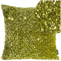 Poszewka Cyrkonia Cekin Belisa 45 x 45 Zielony