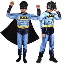 STRÓJ KOSTIUM PRZEBRANIE BATMAN 130-140CM roz. L
