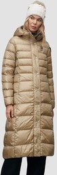 BLAUER Beżowy damski płaszcz Anita Raincoat Long Jackets,