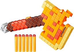 NERF Strzelający strzałkami topór Nerf Minecraft Firebrand