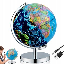 Globus Led 9 5 Cala Edukacyjny Z Konstelacjami