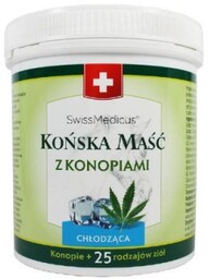 SwissMedicus Końska maść chłodząca z konopiami, 500ml