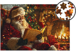 Puzzle drewniane - Christmas - Santa Claus -