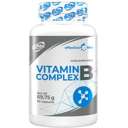 6Pak Nutrition Vitamin B Complex, 90 kaps.