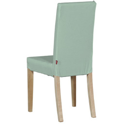 Pokrowiec na krzesło Harry krótki, zieleń eukaliptusa, krzesło