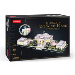 Dante Puzzle 3D Led Biały Dom 151EL