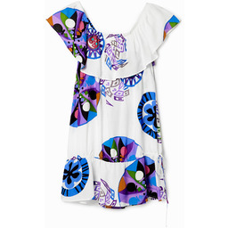 Krótka sukienka z falbanką Mr. Christian Lacroix