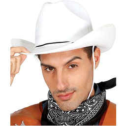Biały kapelusz kowbojski