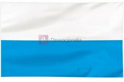 Flaga Maryjna biało-niebieska 112x70