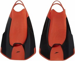 Speedo Unisex Fastskin Kickfin, trening pływacki, czarny/czerwony syrena,