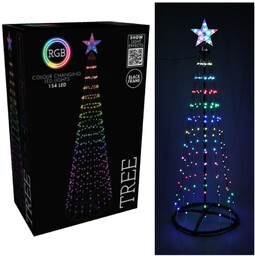 Choinka świecąca 154 LED, 150 cm
