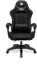 Fotel gamingowy IMBA STRIDER czarny materiałowy