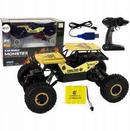 Auto Rc Monster 4WD pilot akumulator 2.4GHz terenówka