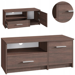 Szafka Rtv Bodo 1D1S Wenge mały stolik pod