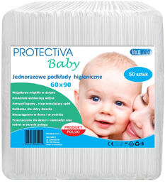 Protectiva Baby, podkłady higieniczne, jednorazowe, 60 cm x