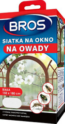 Bros-siatka na okno 150x180 cm biała