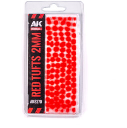 Porost modelarski AK - Red Fantasy tufts (2