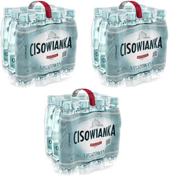 36x Woda mineralna CISOWIANKA niegazowana 0,5 l