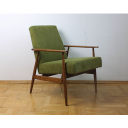 Pakamera Fotel Lisek PRL, Typ 300-190, Po renowacji,