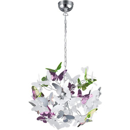 Reality Leuchten Butterfly Lampa Wisząca, Wielokolorowy, 50 x