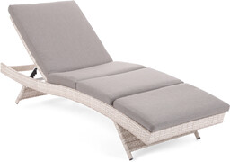 Leżak ogrodowy technorattanowy Bora Bora Beige / Beige