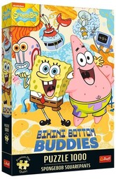 Puzzle, Trefl Premium Plus, SpongeBob Kanciastoporty, 1000 el.