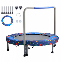 Trampolina dziecięca 95,5 cm składana z uchwytem